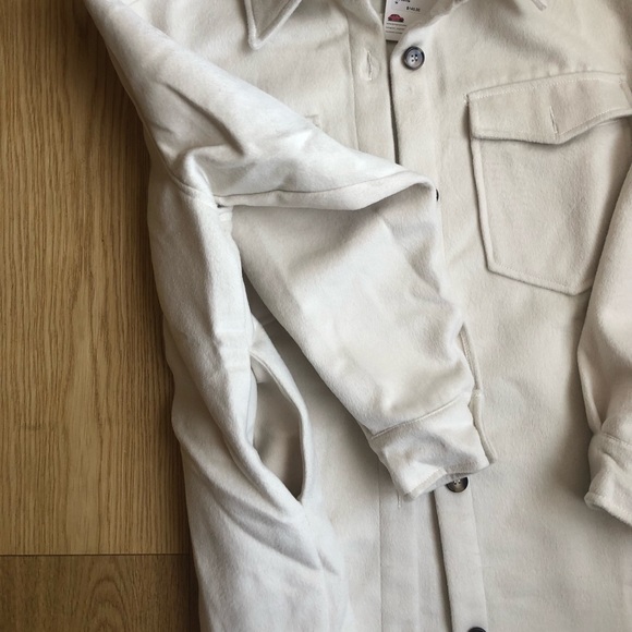 Pink Martini Charley coat (shacket). Ivory, size M, never worn. - Picture 5 of 5